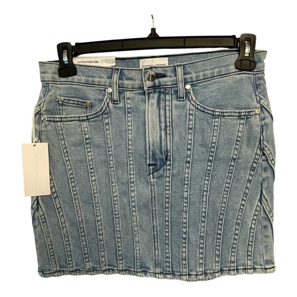 Cotton Citizen Dresses & Skirts - Cotton Citizen Blue Jean Mini Skirt